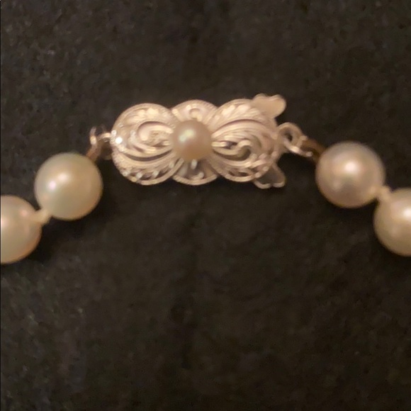 AUTH 1980s MIKIMOTO AKOYA CULTURED PEARL NECKLACE LANE CRAWFORD NECKLACE - Picture 9 of 17